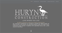 Desktop Screenshot of hurynconstruction.com